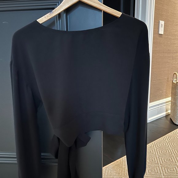 Wilfred Open Back Silk Blouse - Picture 1 of 2